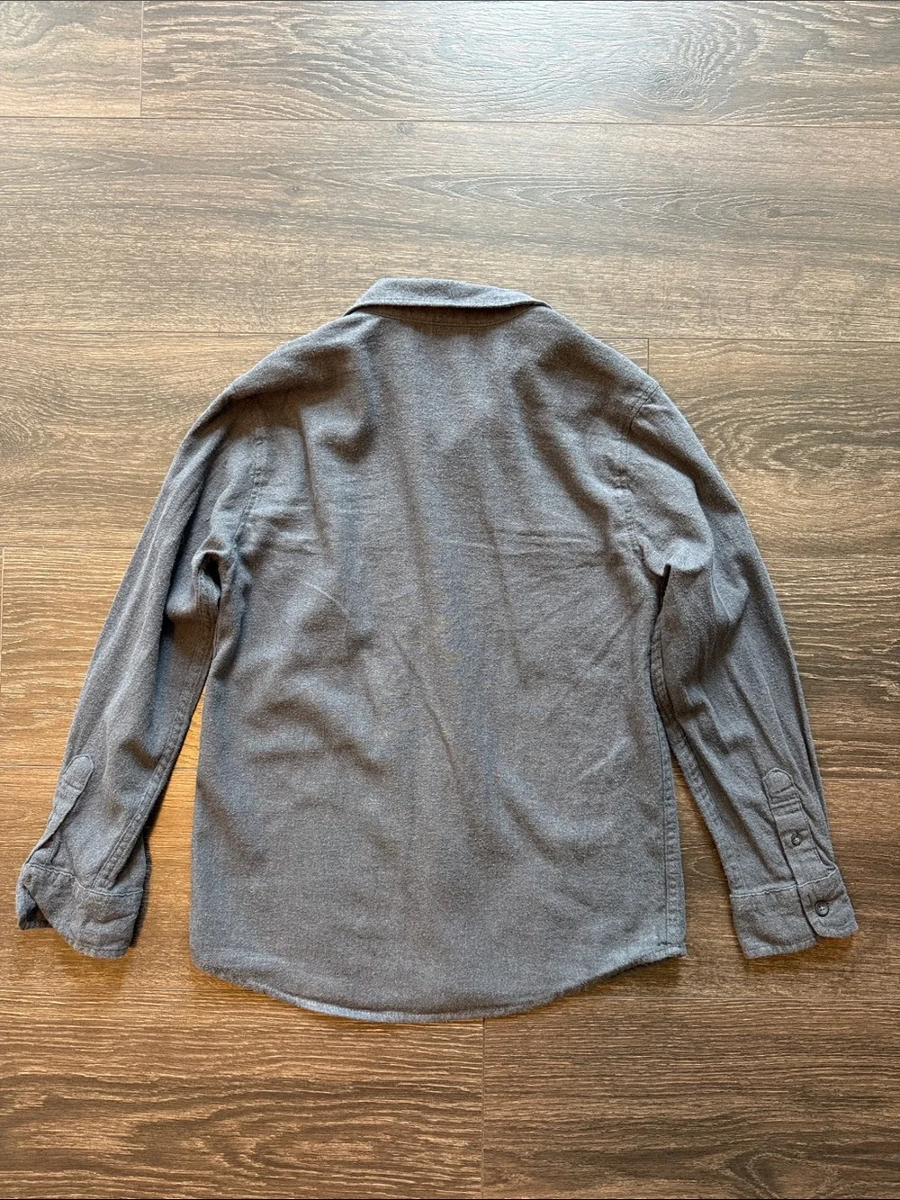 Old Navy Boy’s Heather Gray Button-Down Long Sleeve Shirt